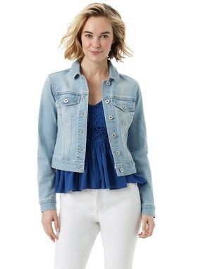 #120- Jessica Simpson Blue Pixie Denim Jacket